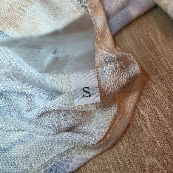 FP Movement Tie Dye Cropped Hoodie Sweatshirt Oversized Women Small - Picture 4 of 9